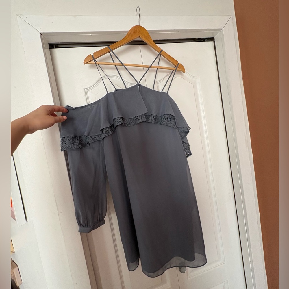 T.D.C Women’s Strappy Dress with Sleeves - US L